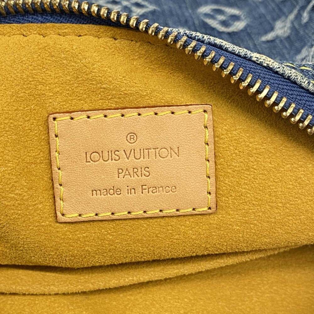 Louis Vuitton Monogram Denim Baggy PM Shoulder Bag M95049 Blue Women's P2591553 - Picture 5 of 12